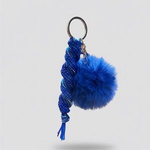 Sapphire Swirl Keychain